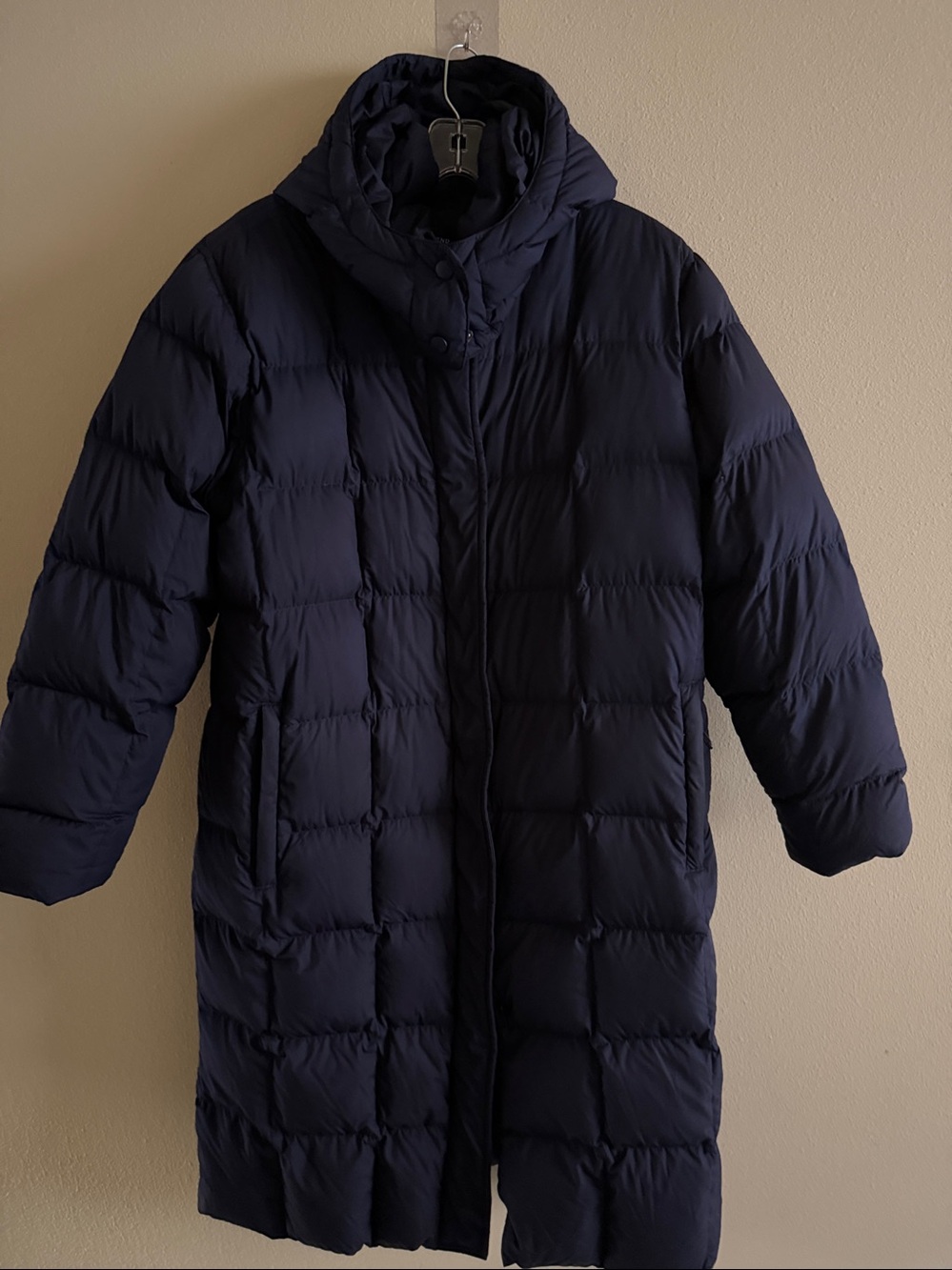 Lands End Quilted Down Coat size M/P